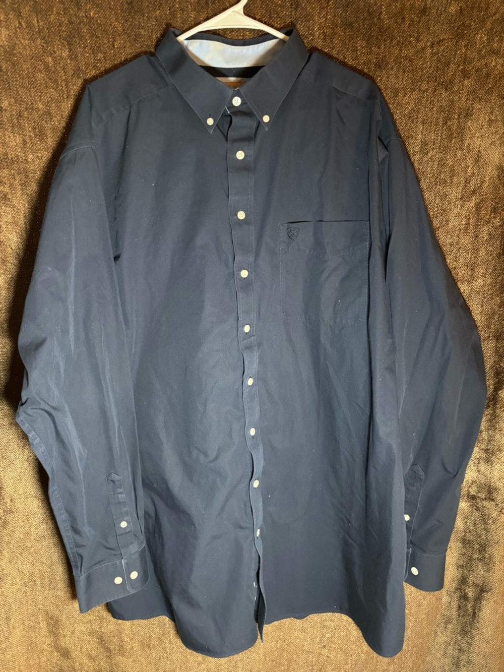 Ariat Men’s Dark Navy Button-Down Shirt